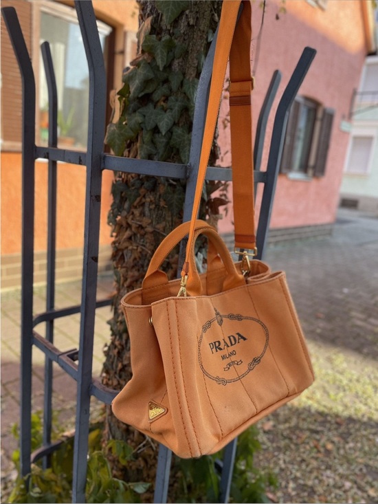 Prada Handbags - Prada Canapa Canvas Tote